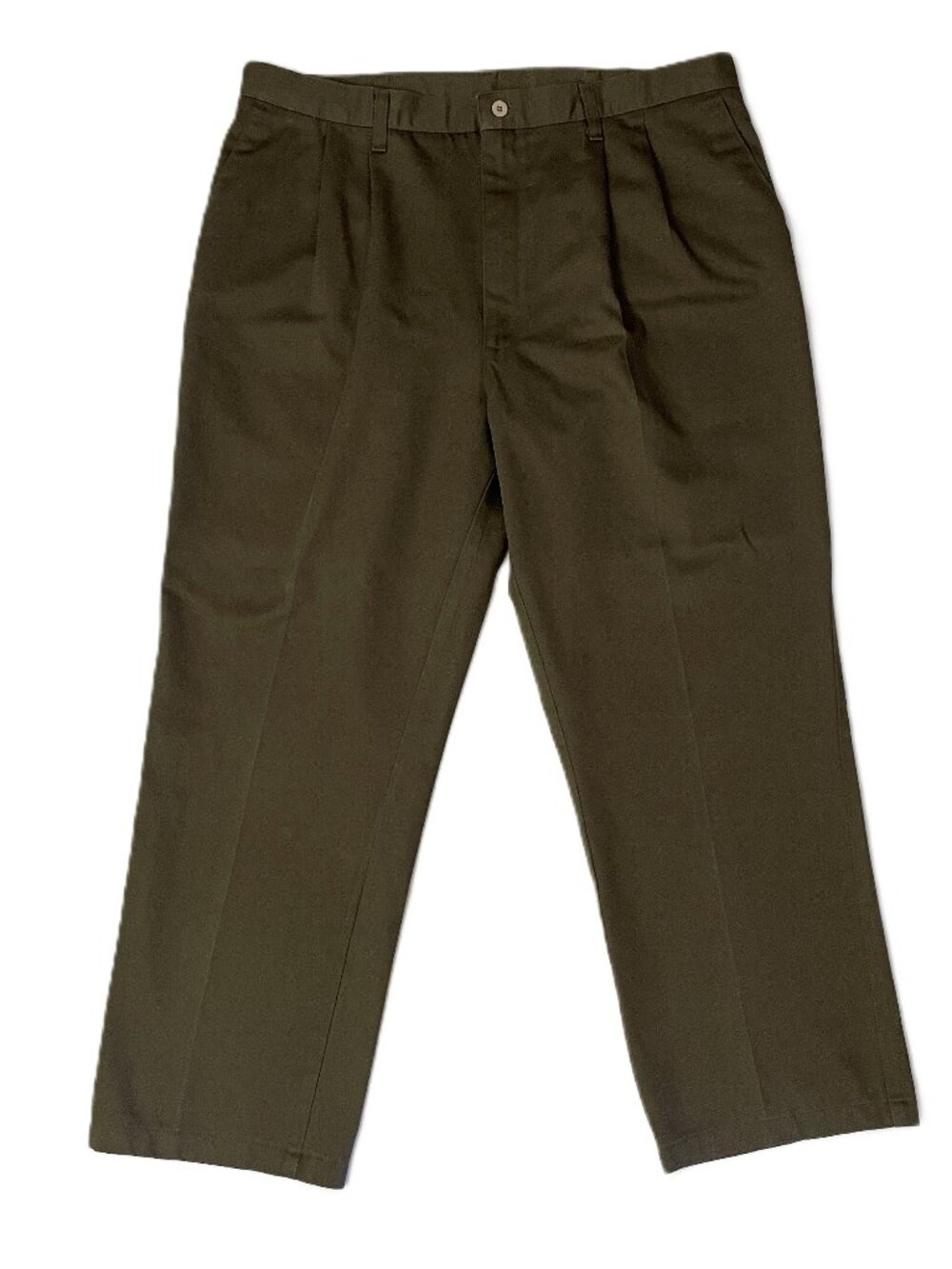 Wrangler Riata Pants 38x32* (38x28) Western Khaki Army Green Pleated 95NO